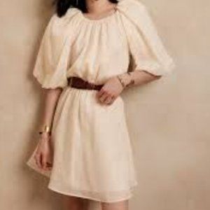 Banana Republic Ramie Open-Back Dress